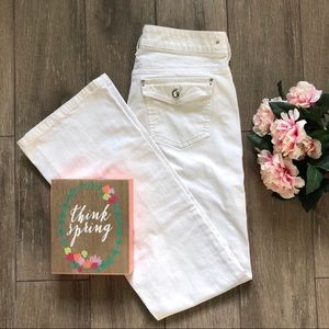 WHBM Bling Bootcut Jeans